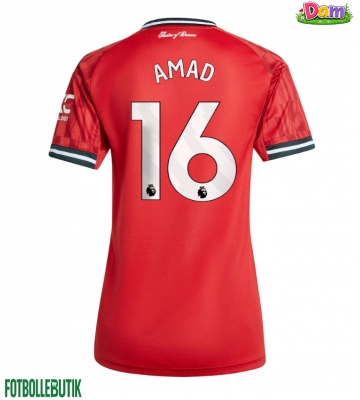 Manchester United Amad Diallo #16 Hemmatröja Kvinnor 2025-26 Kortärmad